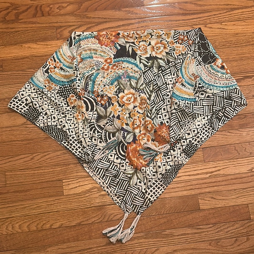 Nordstrom Floral Geometric Scarf